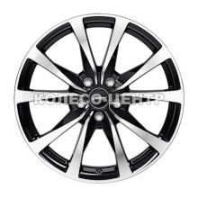 Autec Brixen 7,5x18 5x108 ET49 DIA65,1 (black polished)