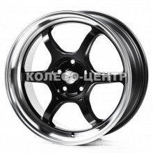 Flow Forming FF0061 7,5x17 5x112 ET38 DIA66,6 (matt black machined lip)