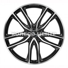 Mercedes OEM A1674017700 9,5x23 5x112 ET45 DIA66,6 (black polished)