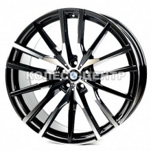 Replica (BY1473) 10,5x21 5x112 ET43 DIA66,6 (black polished)