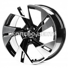 Replica Audi (A19046) 8x19 5x112 ET45 DIA57,1 (gloss black machined face)