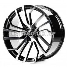 Replica Audi (A19816) 8,5x19 5x112 ET32 DIA66,6 (gloss black machined face)
