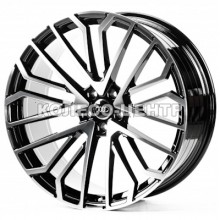 Replica Audi (A3386) 10x23 5x112 ET20 DIA66,6 (black machined face)