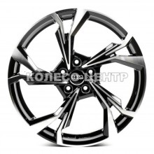 Replica Audi (A5534) 8x19 5x112 ET44 DIA66,6 (gloss black machined face)