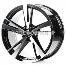Replica Audi (A5553) 8,5x19 5x112 ET39 DIA66,6 (gloss black machined face)