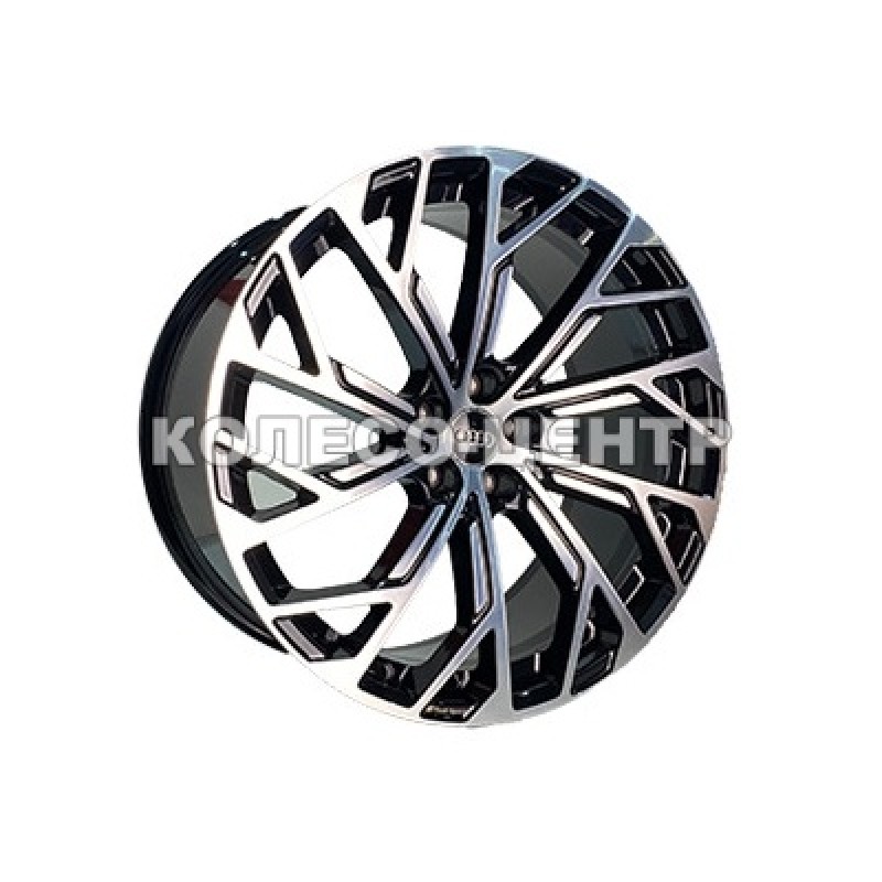 Replica Audi (A624) 10x22 5x112 ET20 DIA66,6 (gloss grey machined face)