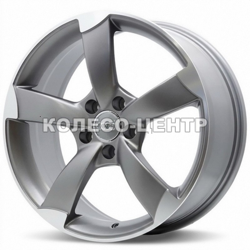 Replica Audi (AU6101) 9x20 5x112 ET35 DIA66,6 (grey machined face)