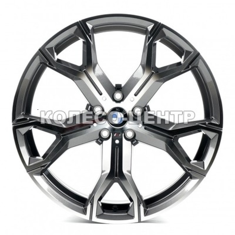 Replica BMW (B1538) 9x20 5x112 ET37 DIA66,6 (gun metal machined face)