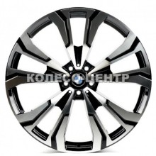 Replica BMW (B2901) 10,5x22 5x112 ET35 DIA66,6 (black machined face)