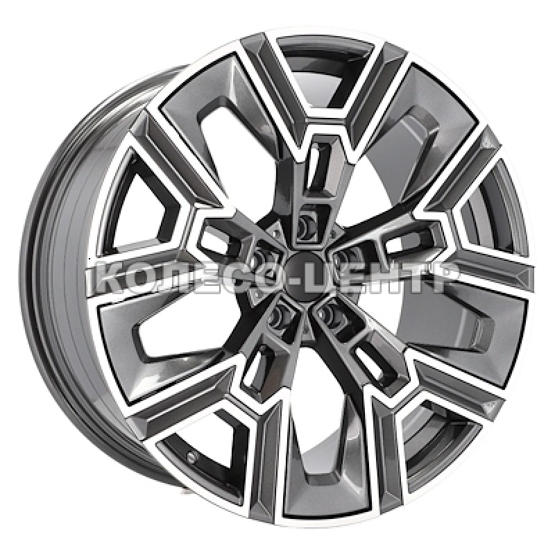 Replica BMW (B3446) 10x20 5x112 ET46 DIA66,6 (gun metal machined face)