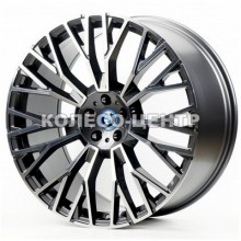 Replica BMW (B351) 10,5x22 5x112 ET43 DIA66,6 (dark gun metal machined face)