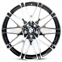 Replica BMW (B507) 11x21 5x112 ET40 DIA66,6 (black machined face)