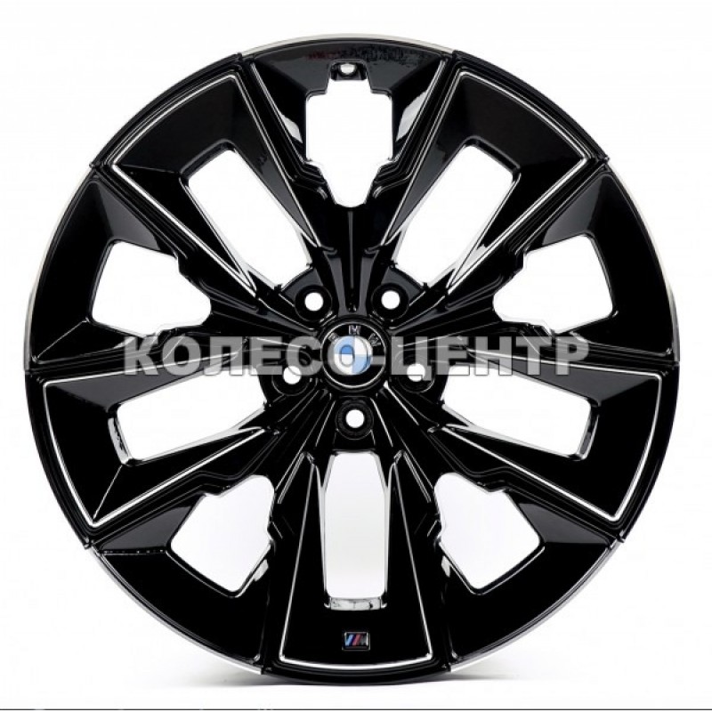 Replica BMW (B538) 9x18 5x112 ET40 DIA66,6 (black milling line)