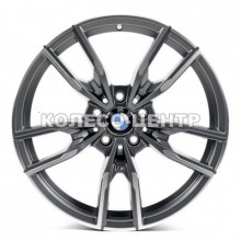 Replica BMW (B5478) 8x18 5x112 ET25 DIA66,6 (matt grey machined face)