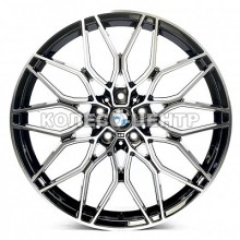 Replica BMW (B872) 9,5x20 5x120 ET40 DIA72,6 (black machined face)