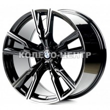 Replica BMW (B945) 11x20 5x112 ET35 DIA66,6 (gloss black machined face)