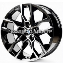 Replica BMW (BM7118) 10,5x22 5x120 ET35 DIA74,1 (black machined face)