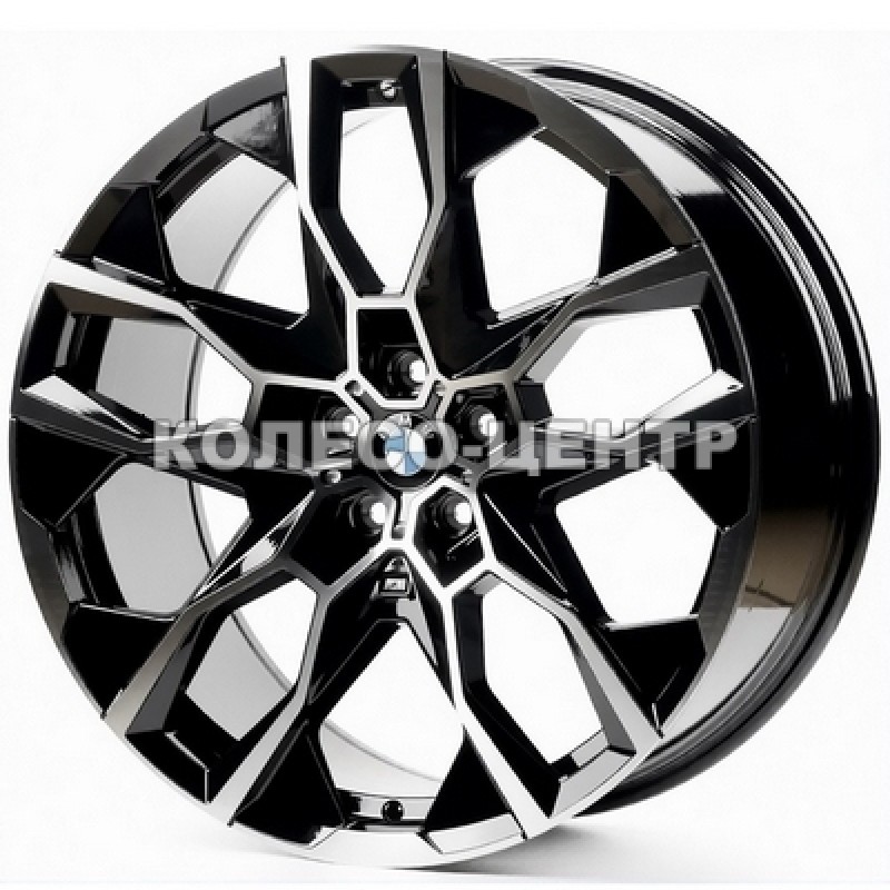 Replica BMW (BM7118) 10,5x22 5x120 ET35 DIA74,1 (black machined face)