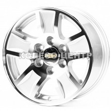 Replica Chevrolet (GN206) 8x17 6x139,7 ET24 DIA78,1 (silver machined face)