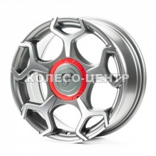 Replica Fiat (FT5366) 7x16 4x98 ET38 DIA58,1 (satin grey machined face)