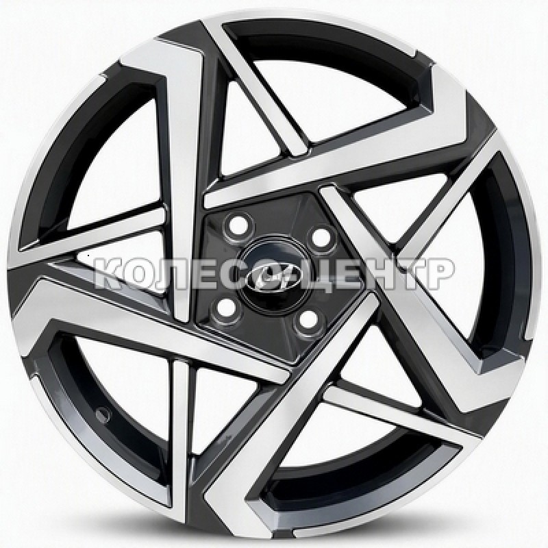 Replica Hyundai (HND3534) 7x17 4x100 ET54 DIA54,1 (grey machined)