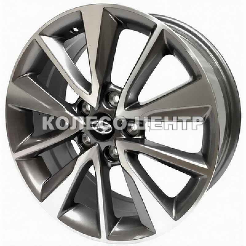 Replica Hyundai (HND7030) 7x17 5x114,3 ET52 DIA67,1 (gun metal machined face)