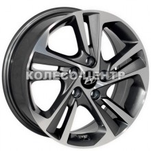 Replica Hyundai (HND7108) 7x17 5x114,3 ET53 DIA67,1 (gun metal machined face)