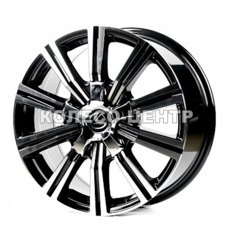 Replica Lexus (LX742) 8x18 5x150 ET60 DIA110,1 (black machined face)