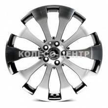 Replica Mercedes (MR1289) 8,5x20 5x112 ET62 DIA66,6 (gloss black machined face)