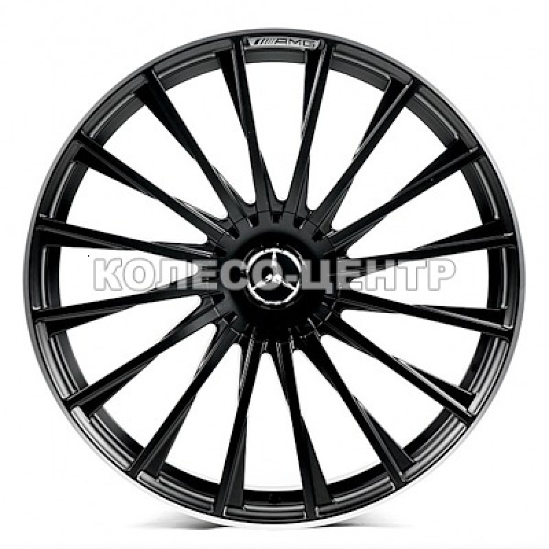 Replica Mercedes (MR225) 10,5x21 5x112 ET50 DIA66,6 (satin black lip polished)