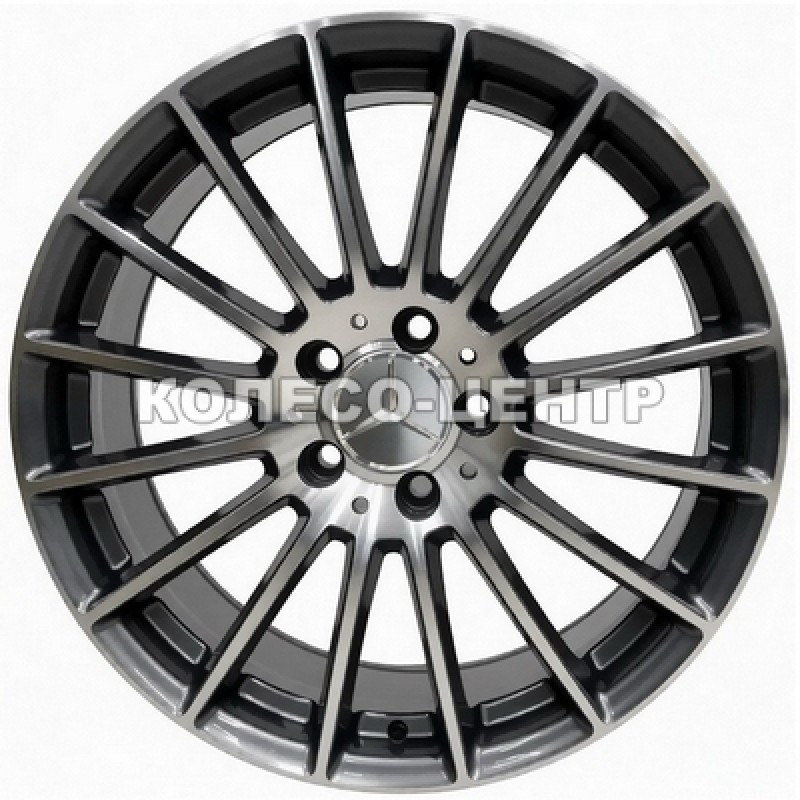 Replica Mercedes (MR248) 8x18 5x112 ET43 DIA66,6 (gun metal machined face)