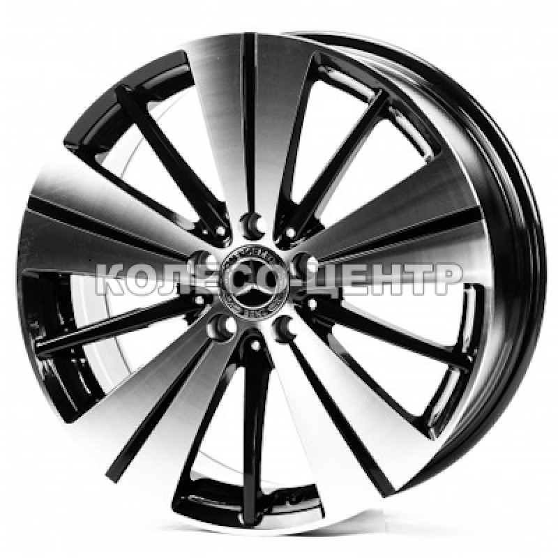 Replica Mercedes (MR3298) 7,5x18 5x112 ET52 DIA66,6 (black machined face)