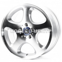 Replica Mercedes (MR331) 8x17 5x112 ET37 DIA66,6 (silver machined face)