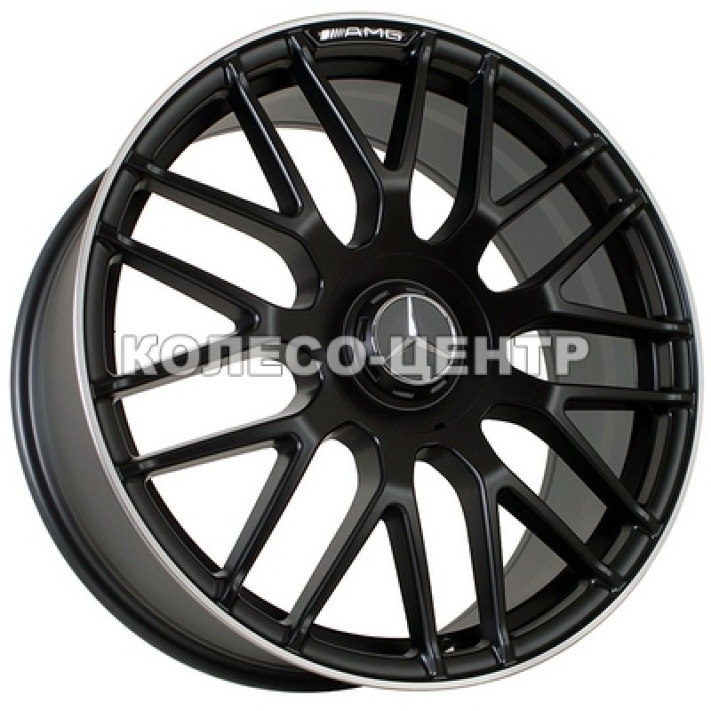 Replica Mercedes (MR3368) 8x18 5x112 ET36 DIA66,6 (satin black machined lip)