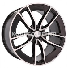 Replica Mercedes (MR3489) 11,5x22 5x112 ET53 DIA66,6 (gloss black machined face)