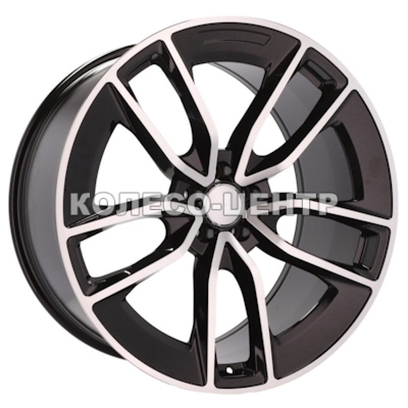 Replica Mercedes (MR3489) 11,5x22 5x112 ET53 DIA66,6 (gloss black machined face)