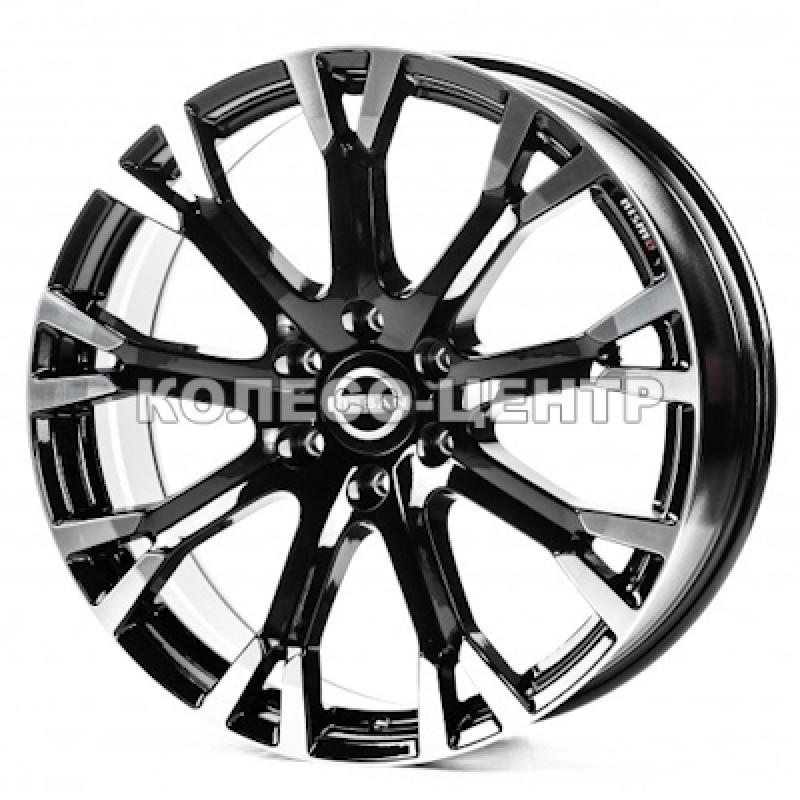 Replica Nissan (NS3269) 8x22 6x139,7 ET30 DIA78,1 (black machined face)