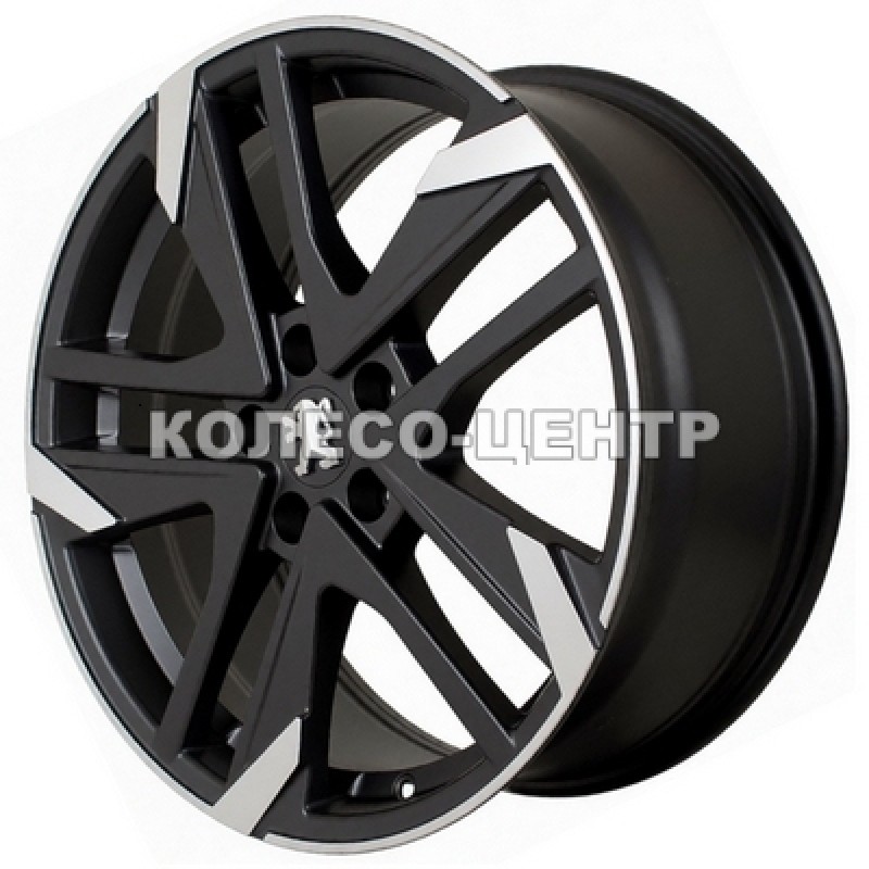 Replica Peugeot (PG275) 7x17 5x108 ET40 DIA65,1 (matte black machined face)
