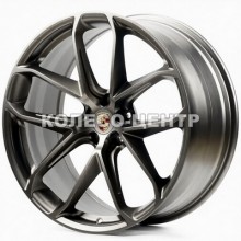 Replica Porsche (PO878) 11,5x22 5x130 ET61 DIA71,6 (satin gun metal)