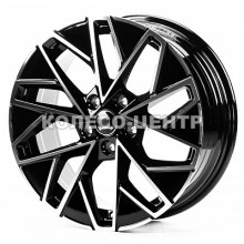 Replica Skoda (SK17444) 7x17 5x112 ET45 DIA57,1 (gloss black machined face)