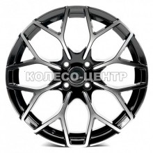 Replica Smart (SM1449) 7,5x17 4x100 ET25 DIA60,1 (gloss black machined face)