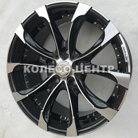 Replica Toyota (TY1091) 6x15 5x100 ET40 DIA54,1 (black machined face)