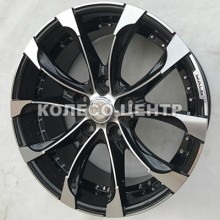 Replica Toyota (TY1091) 6x15 5x100 ET40 DIA54,1 (black machined face)