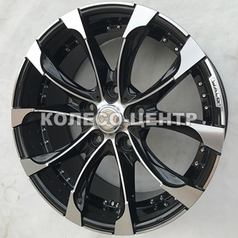 Replica Toyota (TY1091) 6x15 5x100 ET40 DIA54,1 (black machined face)