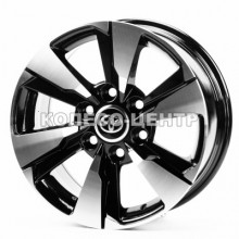 Replica Toyota (TY3124) 7,5x17 6x139,7 ET25 DIA106,1 (black machined face)