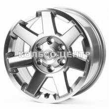 Replica Toyota (TY3363) 7,5x17 6x139,7 ET15 DIA106,1 (gun metal machined face)