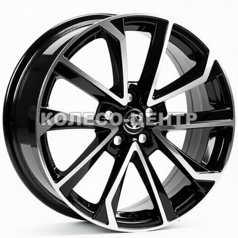 Replica Toyota (TY408) 8x18 5x114,3 ET50 DIA60,1 (black machined face)