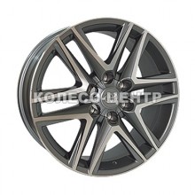 Replica Toyota (TY887) 7,5x17 6x139,7 ET25 DIA106,1 (black machined face)