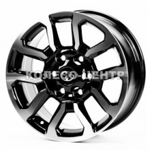 Replica Toyota (TY962) 7,5x17 6x139,7 ET25 DIA106,1 (black machined face)