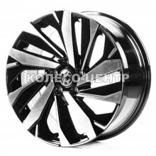 Replica Volkswagen (VV18423) 8x18 5x112 ET44 DIA57,1 (gloss black machined face)